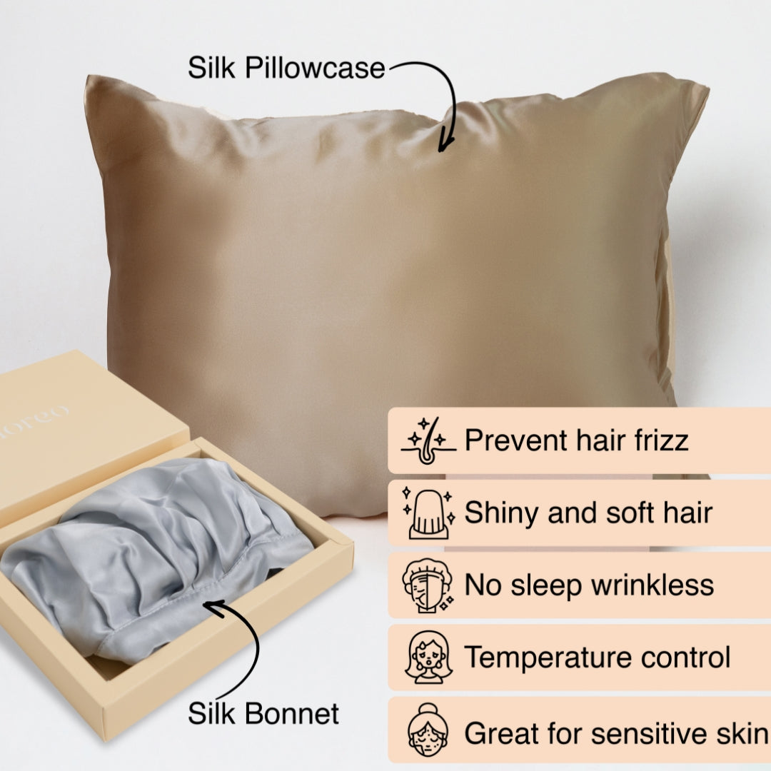 100% Natural Silk Pillowcases – noreo-uk